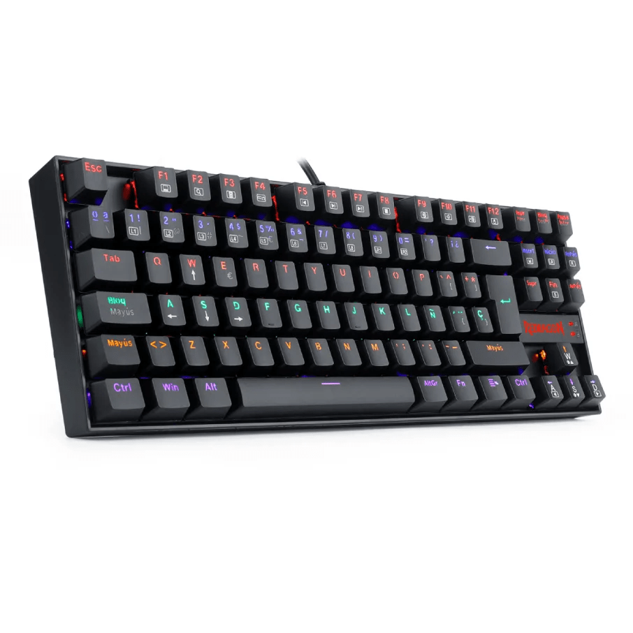 TECLADO MECANICO REDRAGON KUMARA RAINBOW K552-KR-ESP (SW-ROJO) NEGRO2
