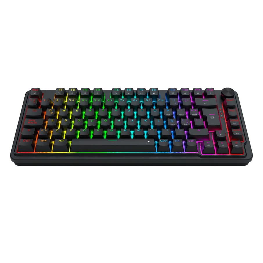 TECLADO MECANICO REDRAGON UCAL PRO K673 RGB DONGLE 2.4 BT SP (SW-ROJO)2