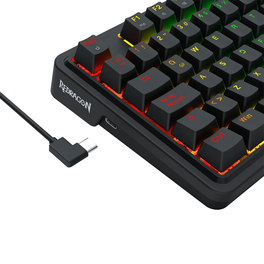 TECLADO MAGNETICO REDRAGON UCAL K673 HE RGB ALAMBRICO 75% SP (SW-ULTRA MAG) NEGRO4