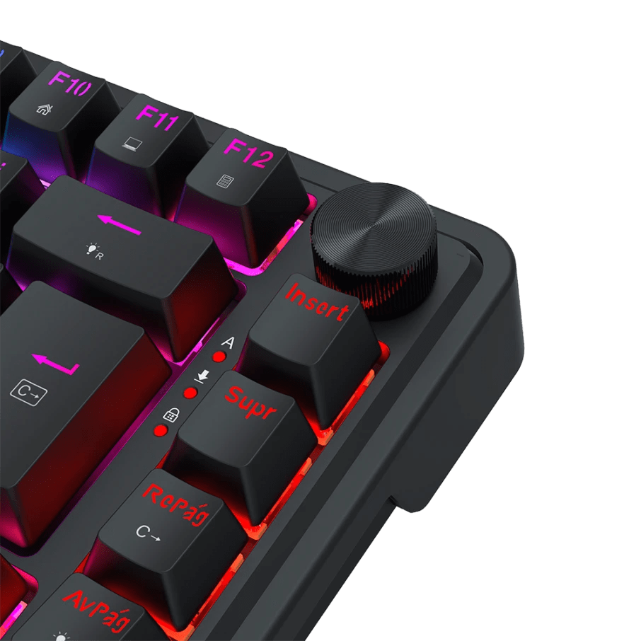 TECLADO MAGNETICO REDRAGON UCAL K673 HE RGB ALAMBRICO 75% SP (SW-ULTRA MAG) NEGRO5