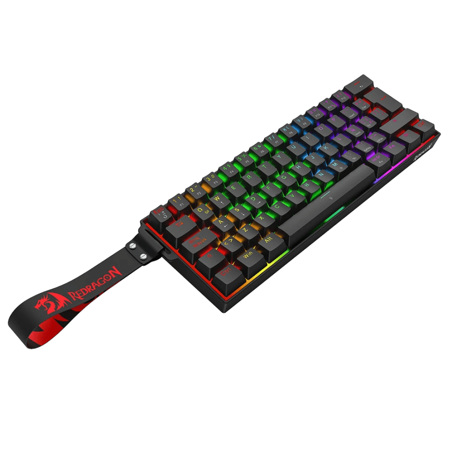TECLADO MAGNETICO REDRAGON FIZZ K617 HE RGB ALAMBRICO SP (SW-ULTRA MAG) NEGRO3