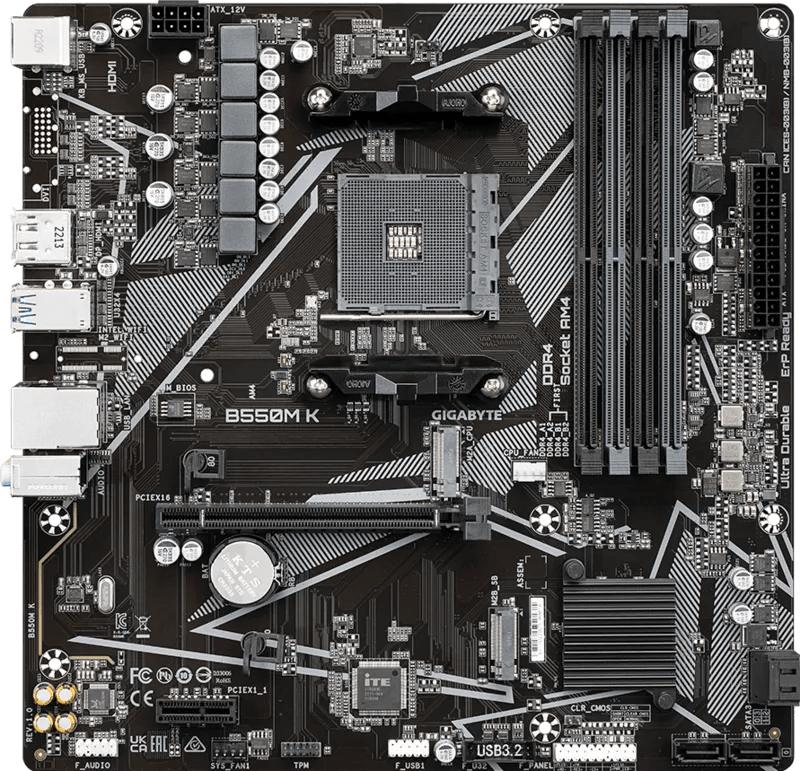 PLACA GIGABYTE B550M K ATX AM4 DDR42