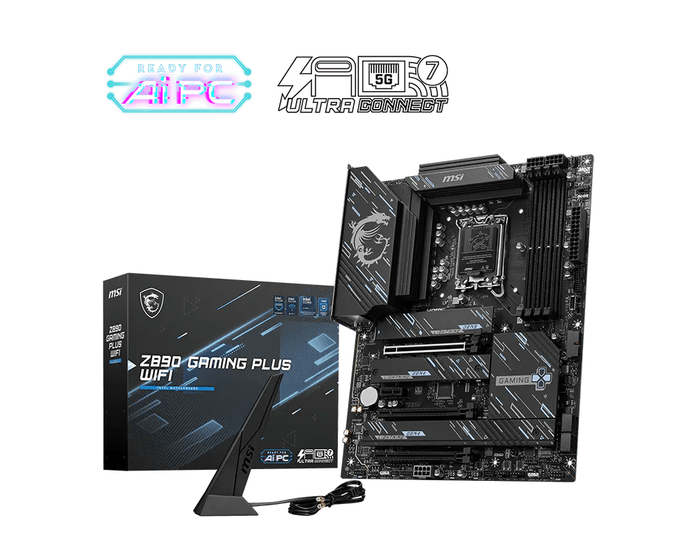 PLACA MADRE MSI Z890 GAMING PLUS WIFI ATX LGA1851 DDR5 0