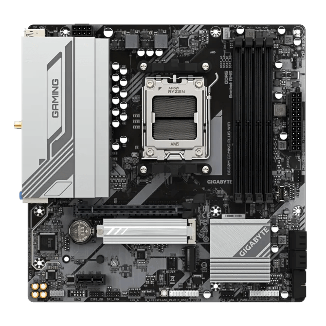 PLACA MADRE GIGABYTE B650M GAMING PLUS WIFI MATX AM5 DDR52
