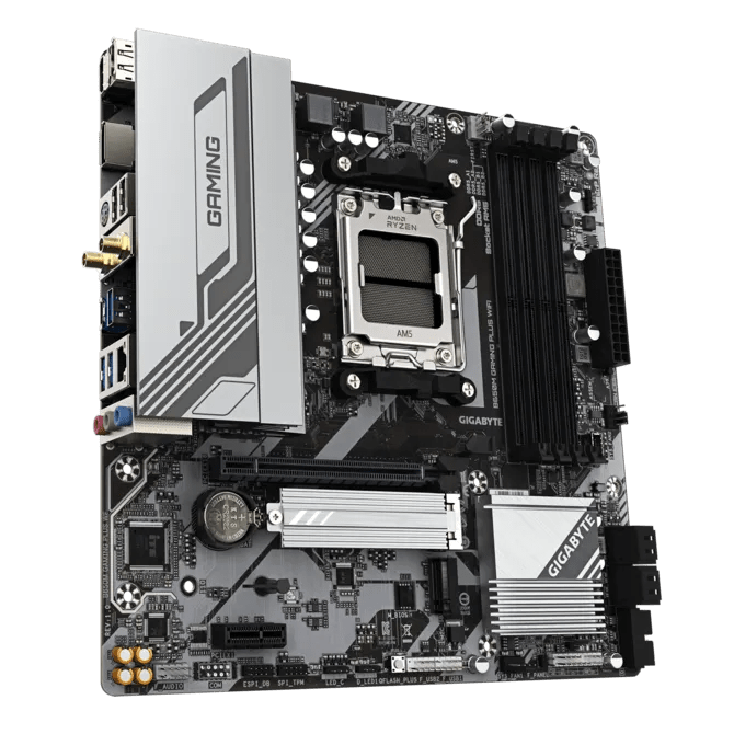 PLACA MADRE GIGABYTE B650M GAMING PLUS WIFI MATX AM5 DDR53