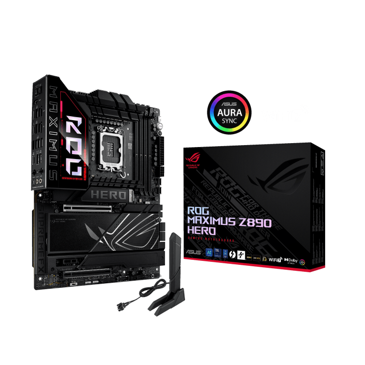 PLACA MADRE ASUS ROG MAXIMUS Z890 HERO WIFI ATX LGA1851 DDR5 0