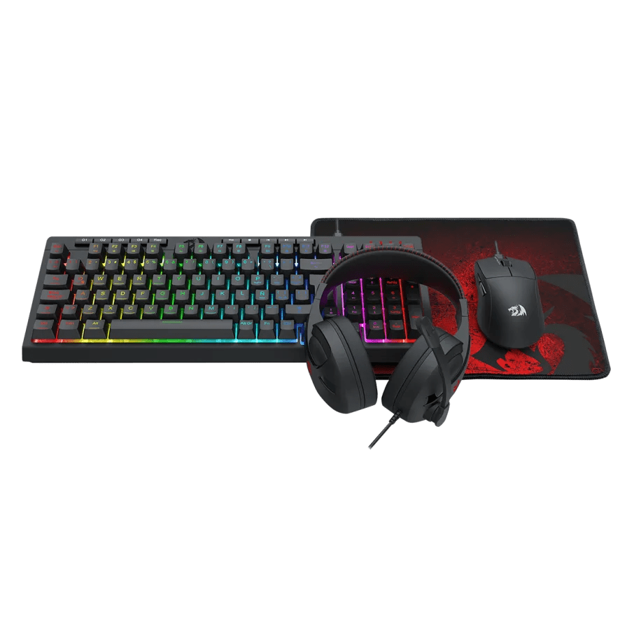 COMBO REDRAGON ESSENTIALS 4 EN 1 S147-SP SHIVA K515 + K1NG M724 + CRONUS H211 + PISCES P0163