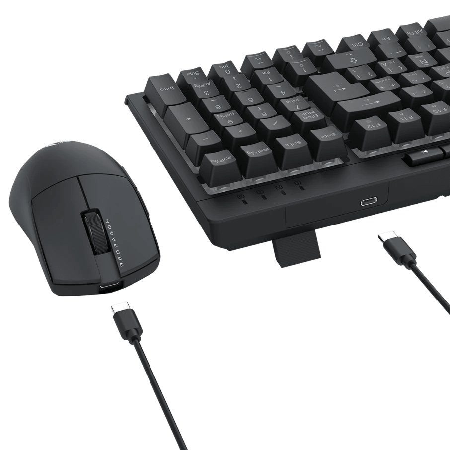 COMBO REDRAGON ESSENTIALS 4 EN 1 S147-SP SHIVA K515 + K1NG M724 + CRONUS H211 + PISCES P0164