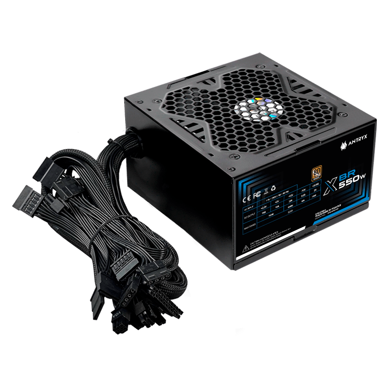 FUENTE DE PODER ANTRYX XBR-550W 80 PLUS BRONZE5