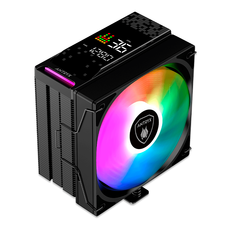 REFRIGERACION POR AIRE ANTRYX MIRAGE 450 ARGB DIGITAL LGA1851 AM5 BLACK 0