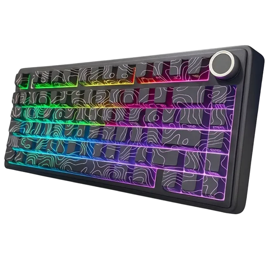 TECLADO MECANICO AULA F75 RGB DONGLE 2.4 BT SP (SW-SEIYA) 0