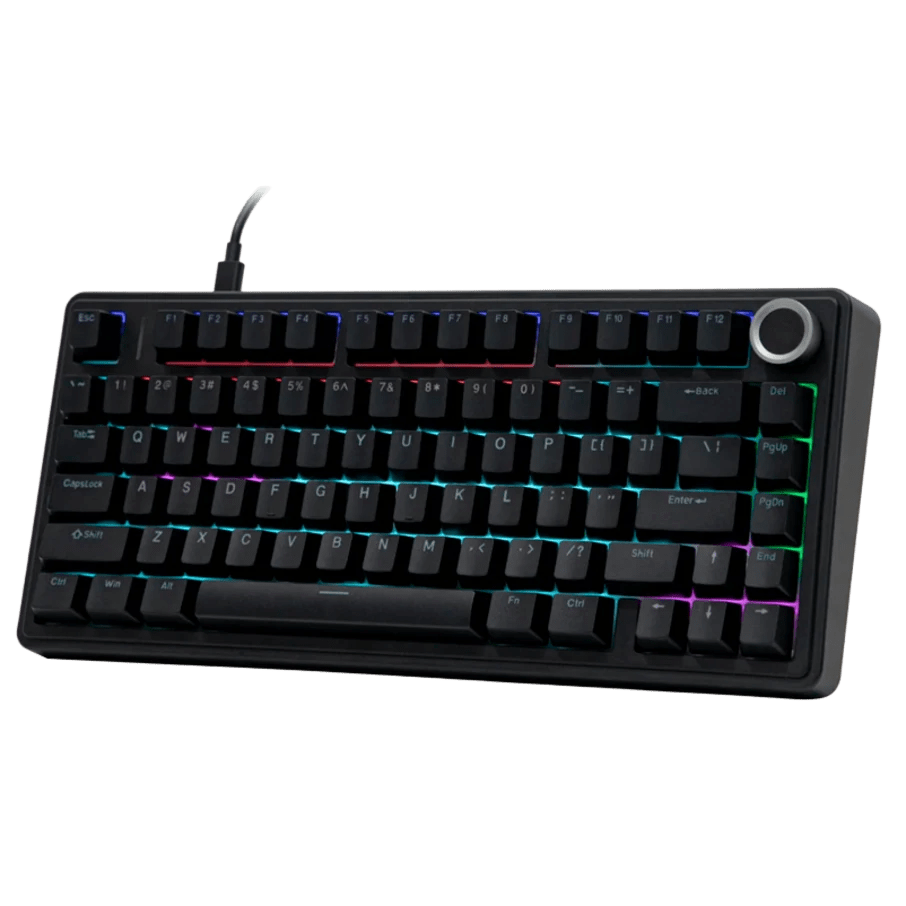 TECLADO MECANICO AULA F75 RAINBOW ALAMBRICO US (SW-RED) BLACK2