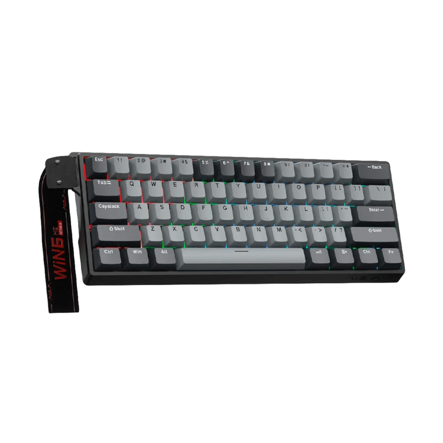 TECLADO MAGNETICO AULA WIN60HE PRO RGB ALAMBRICO 8KHZ US (SW-GRAY WOOD) BLACK2