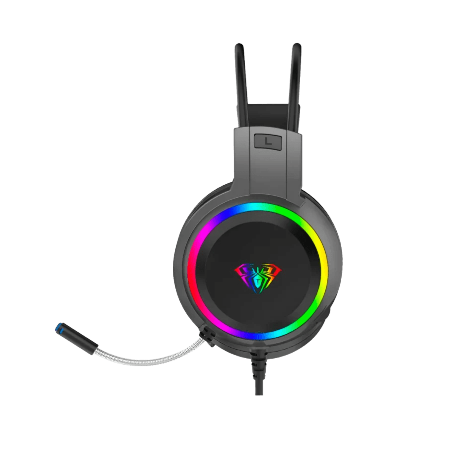 AURICULARES AULA S608 RGB ALAMBRICO 3.5MM USB-A2