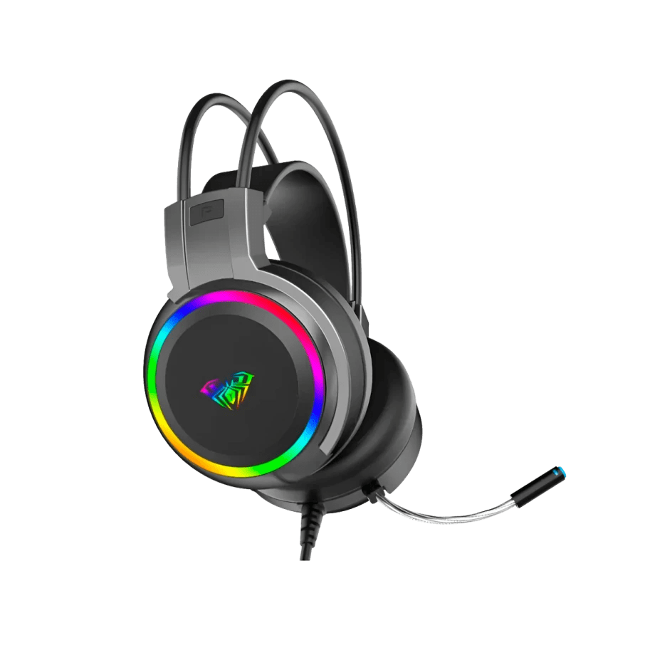 AURICULARES AULA S608 RGB ALAMBRICO 3.5MM USB-A3