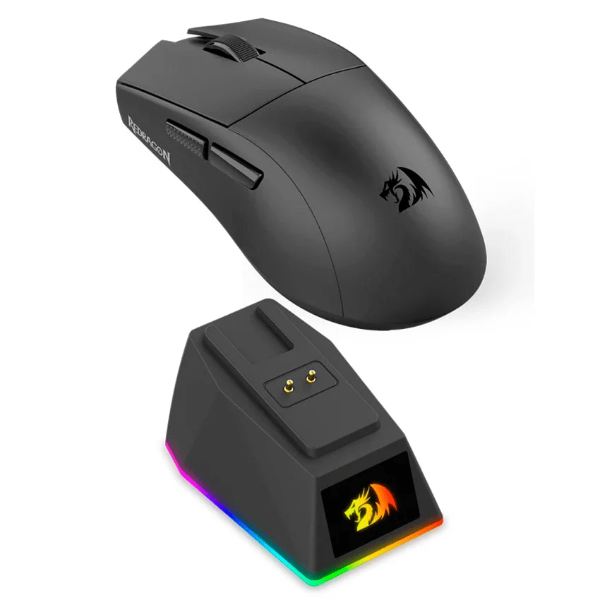 MOUSE REDRAGON K1NG M999 ULTRA DONGLE BT 45KDPI + DOCK BLACK2