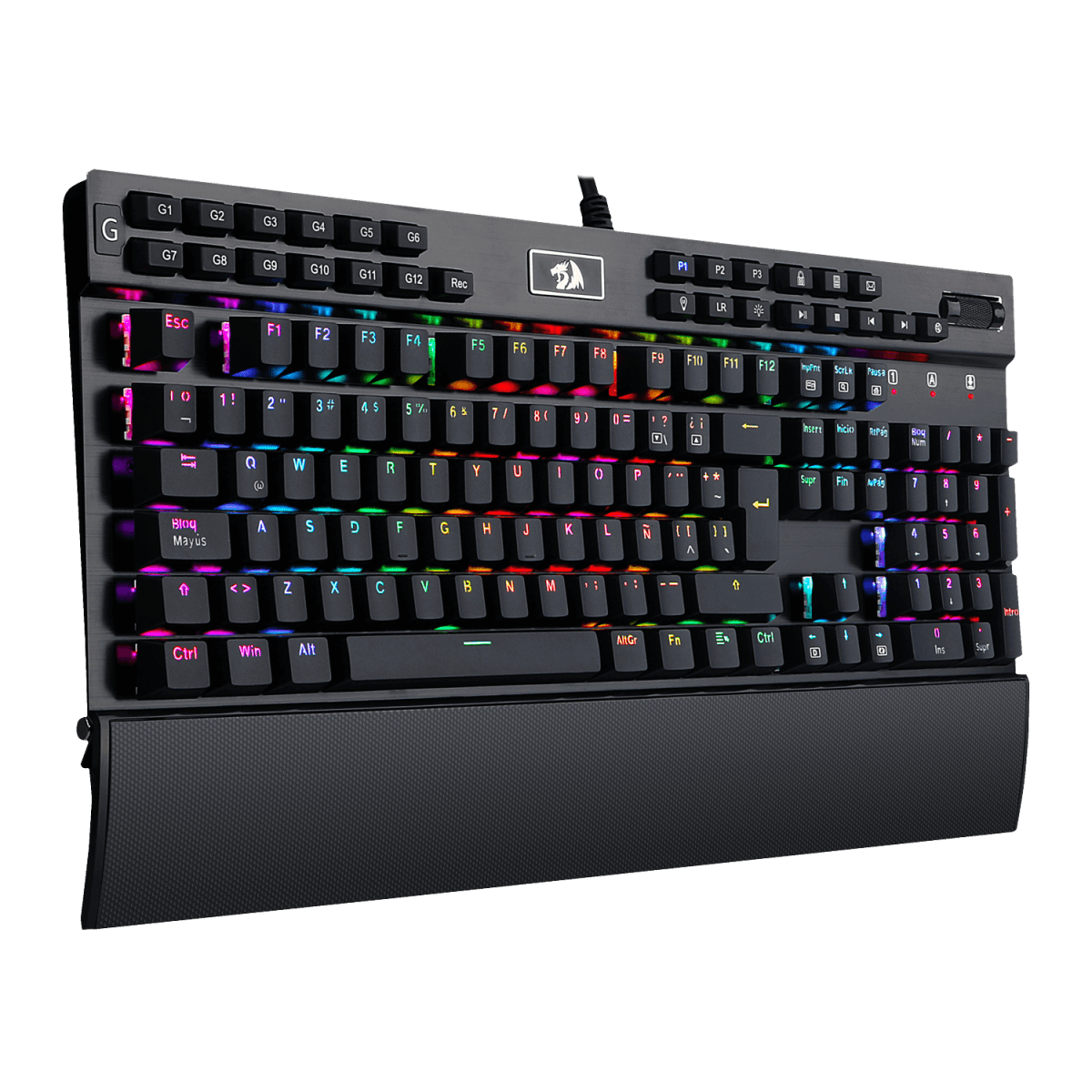 TECLADO MECANICO REDRAGON YAMA RGB K550W-SP (SW-MORADO) BLANCO5