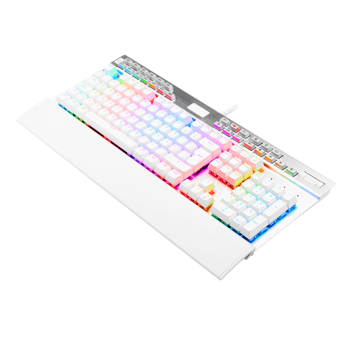 TECLADO MECANICO REDRAGON YAMA RGB K550W-SP (SW-MORADO) BLANCO3
