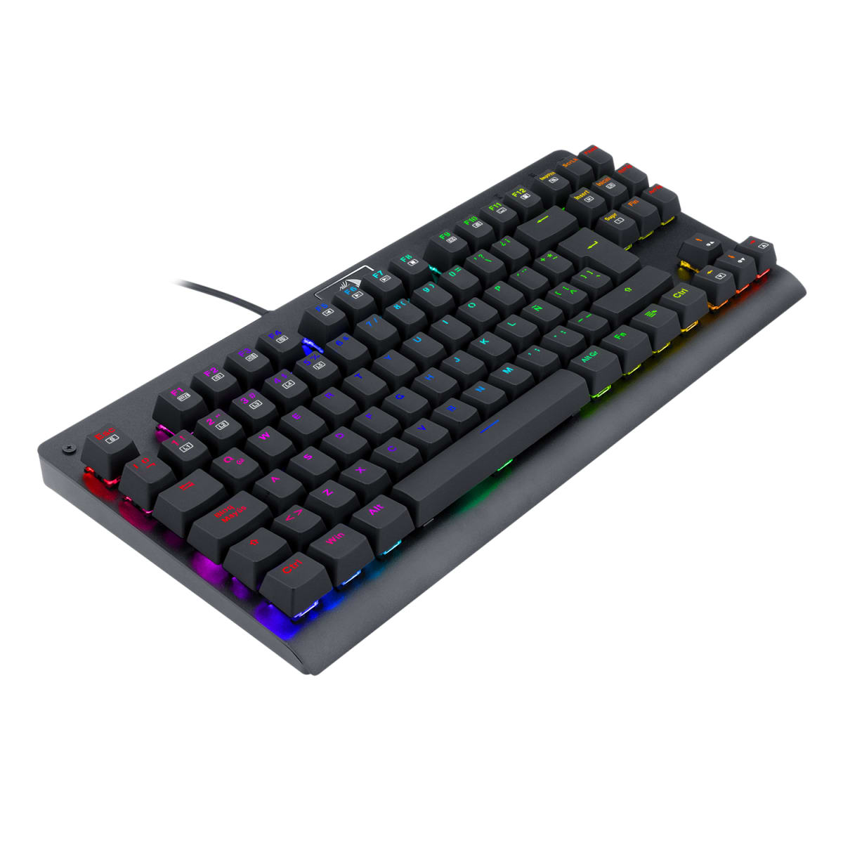 TECLADO MECANICO REDRAGON DARK AVENGER RGB K568RGB-SP (SW-ROJO) NEGRO3