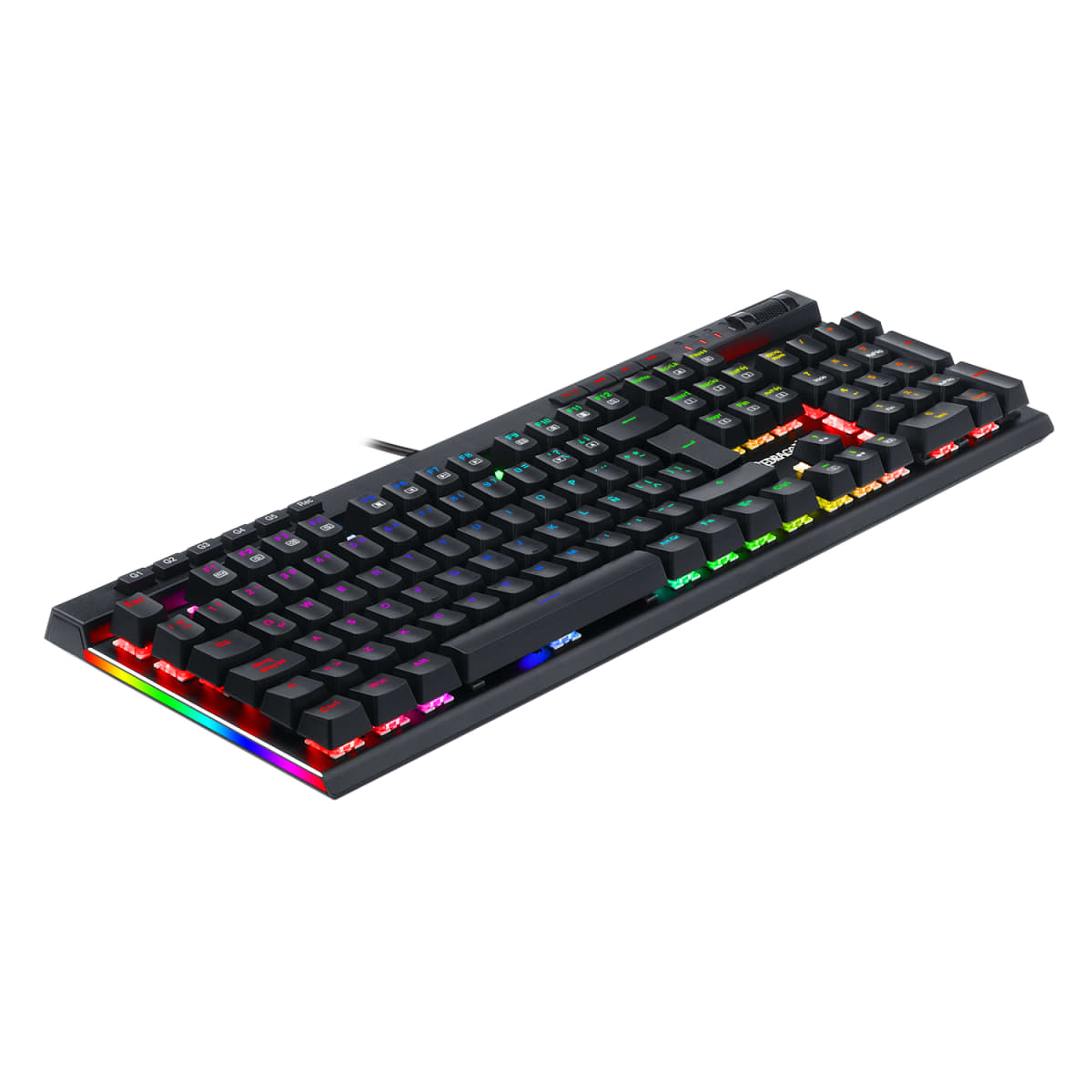 TECLADO OPTO MECANICO REDRAGON VATA PRO RGB (SW-MARRON) NEGRO5