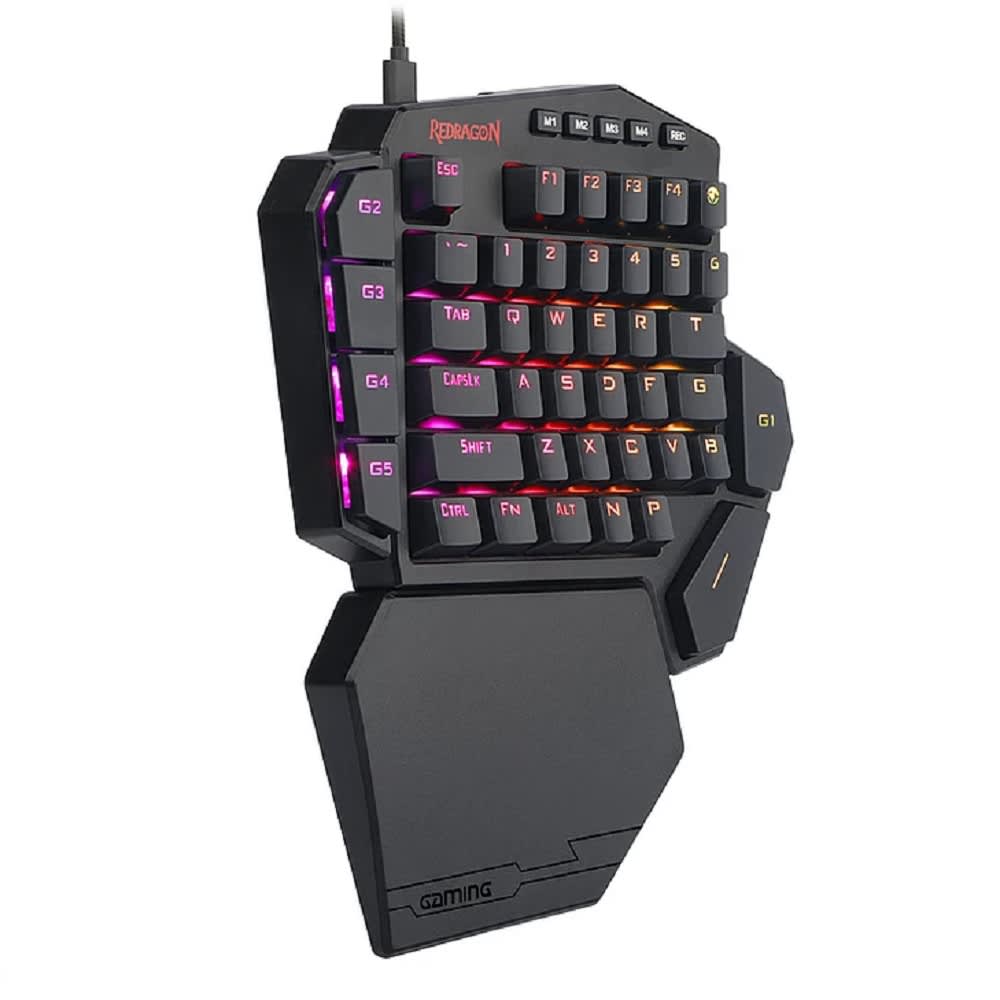 TECLADO MECANICO REDRAGON DITI INALAMBRICO (SW-AZUL) NEGRO2