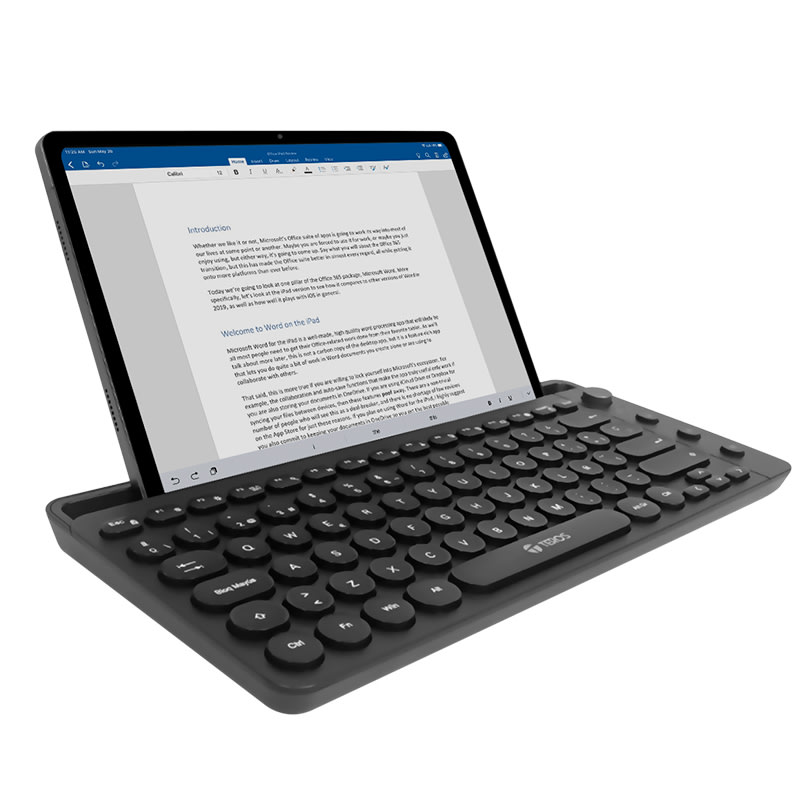 TECLADO DE MEMBRANA TEROS TE-4064N INALAMBRICO + BT NEGRO2