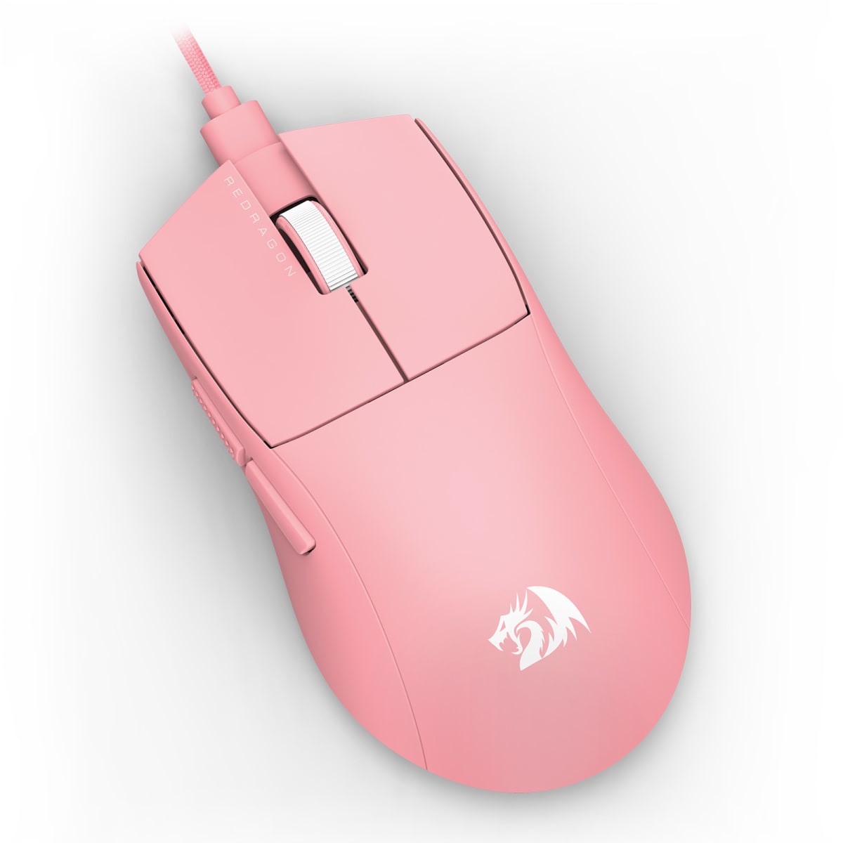 MOUSE REDRAGON K1NG M724P (1K HZ) ALAMBRICO 12.4KDPI ROSADO4