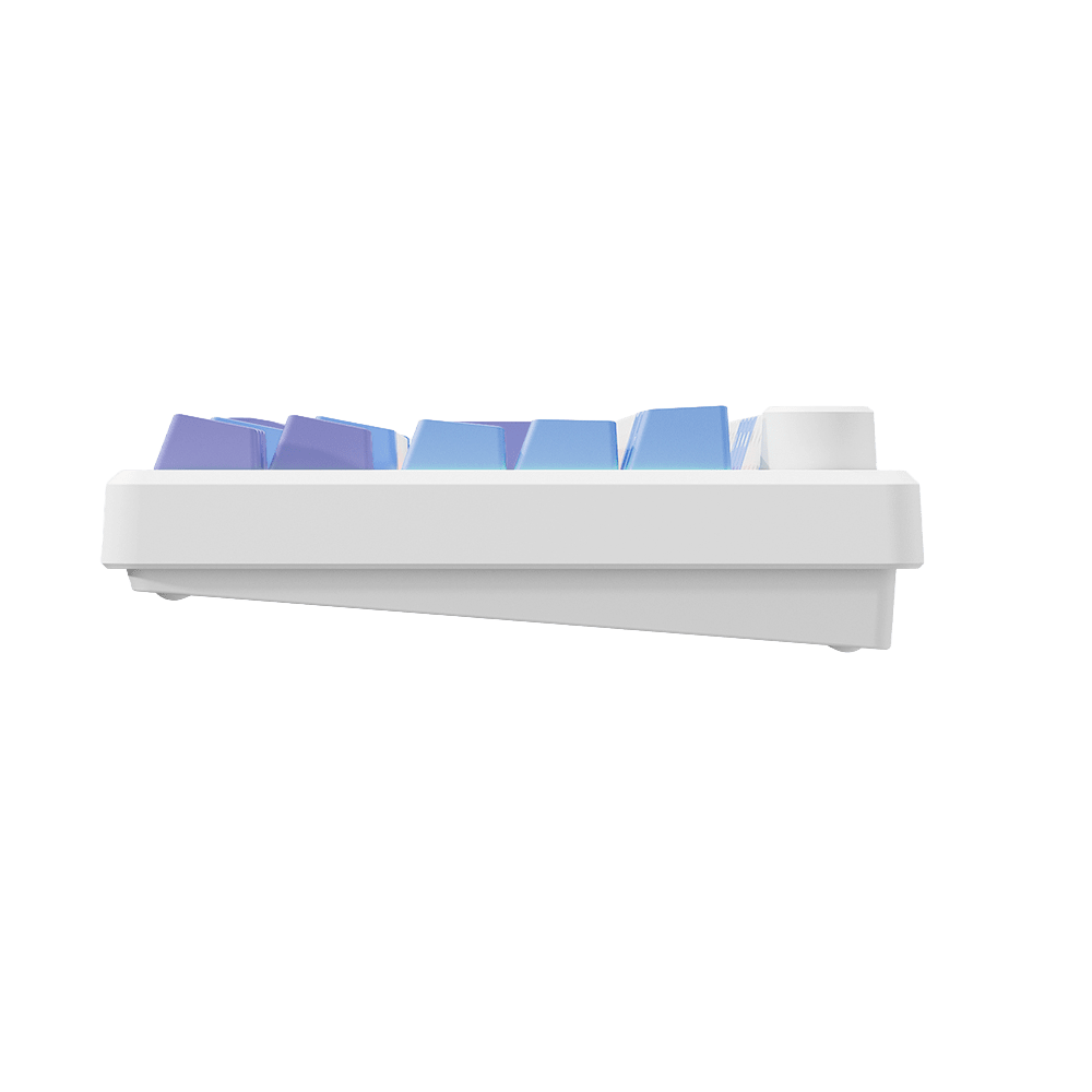 TECLADO MECANICO ROYAL KLUDGE RK-M75 INALAMBRICO 2.4 BT (SW-SILVER)-TARO MILK3