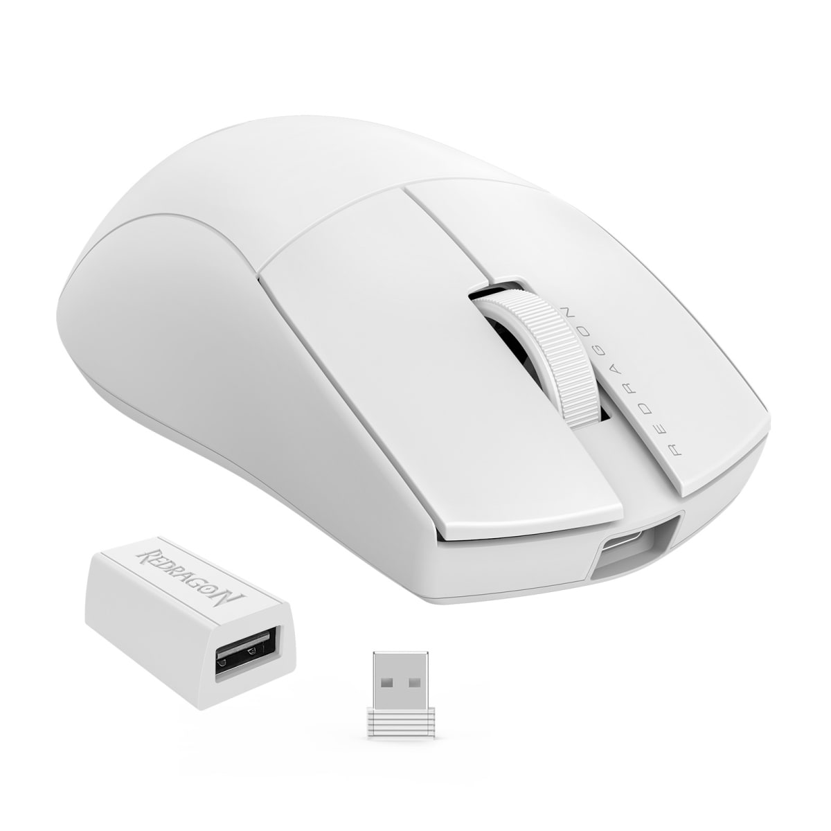 MOUSE REDRAGON K1NG PRO M916W (1K HZ) INALAMBRICO BT USB 26KDPI BLANCO3
