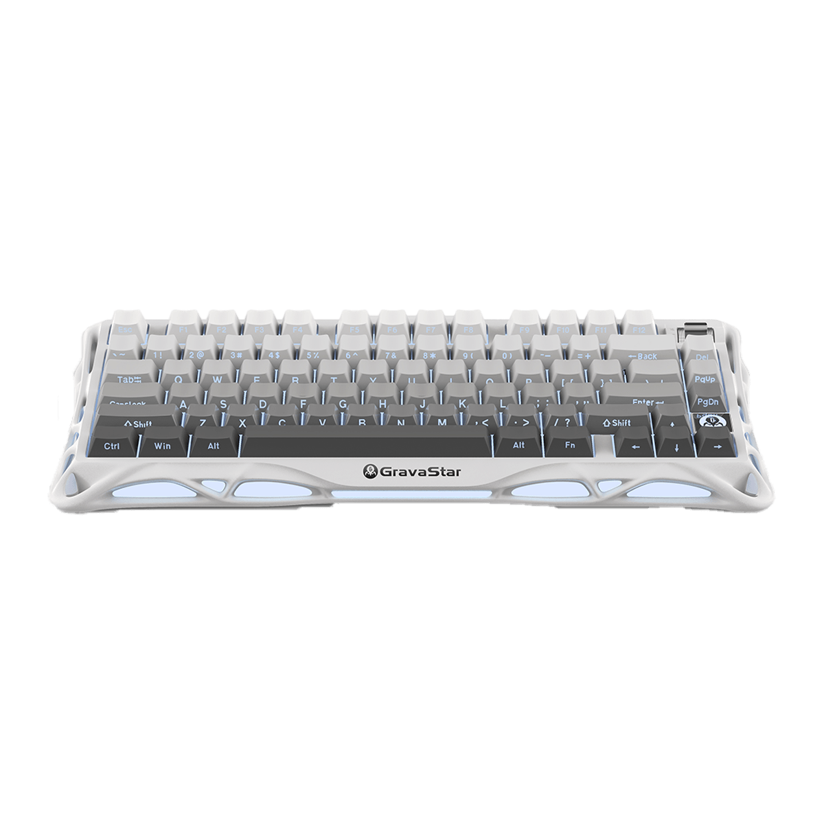 TECLADO MECANICO GRAVASTAR MERCURY K1 Inalambico Ingles GRADIENT WHITE 0