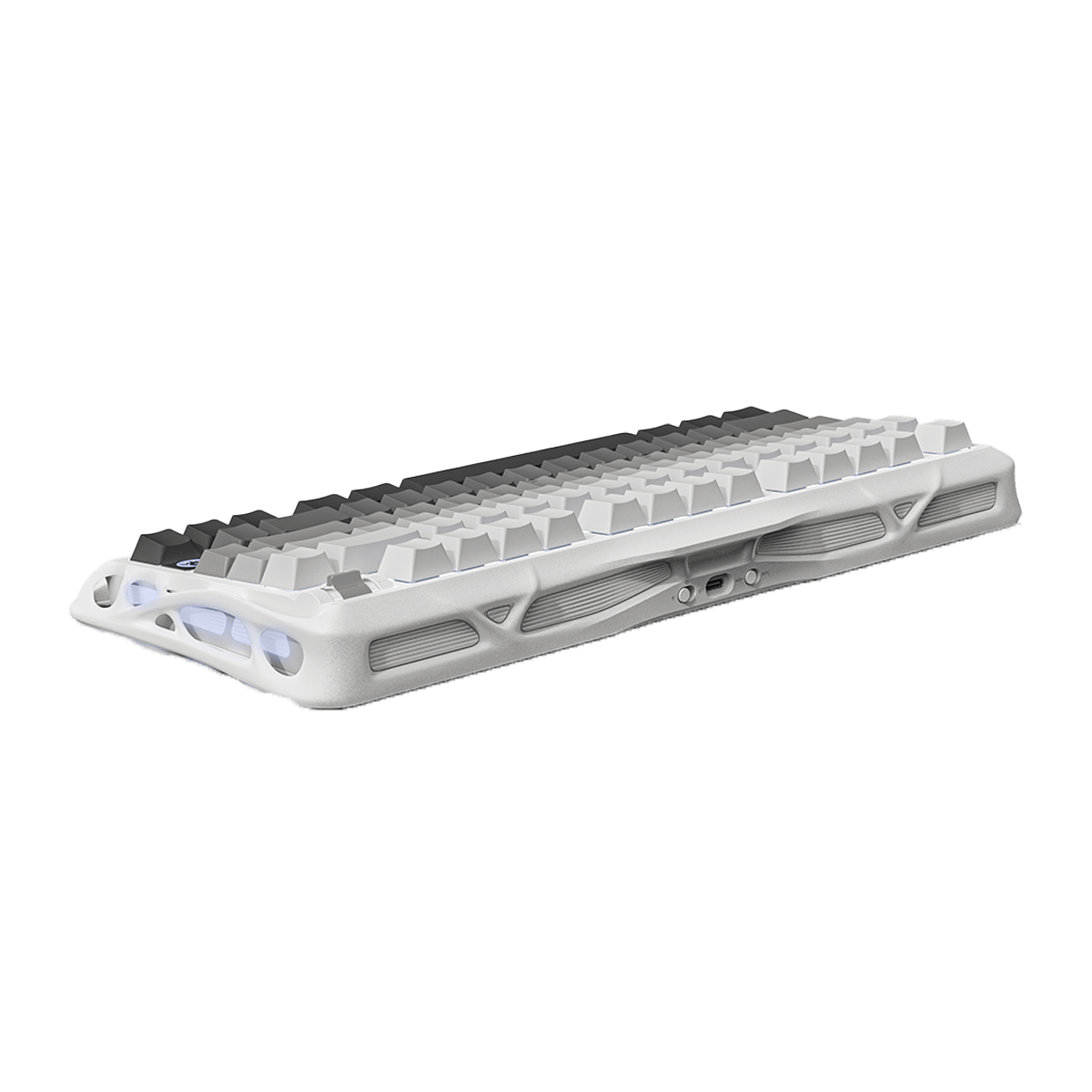 TECLADO MECANICO GRAVASTAR MERCURY K1 Inalambico Ingles GRADIENT WHITE4