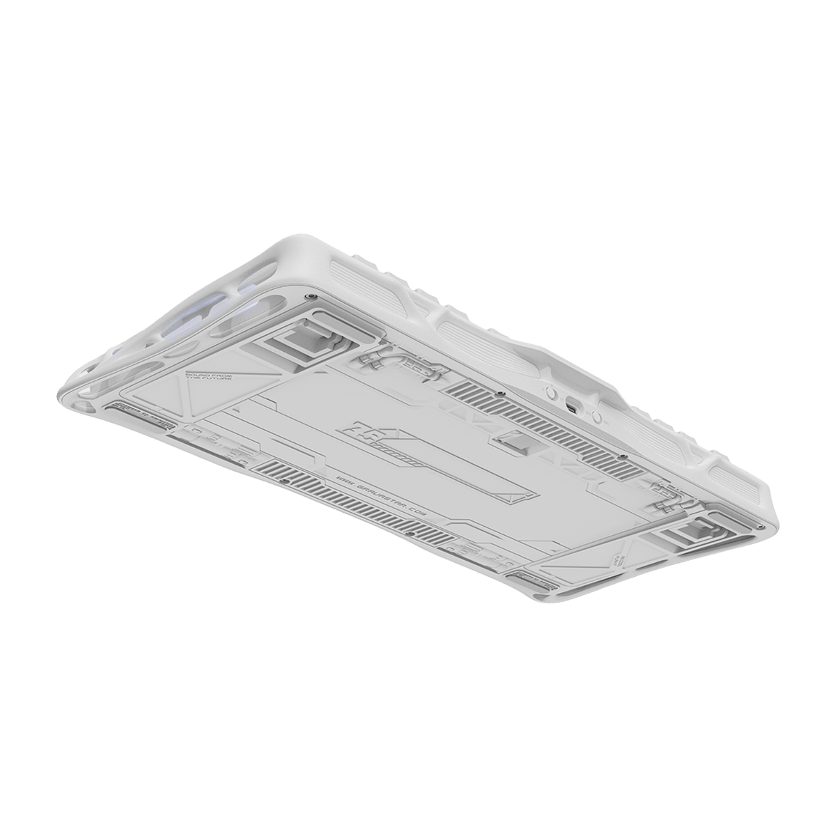 TECLADO MECANICO GRAVASTAR MERCURY K1 Inalambico Ingles GRADIENT WHITE7