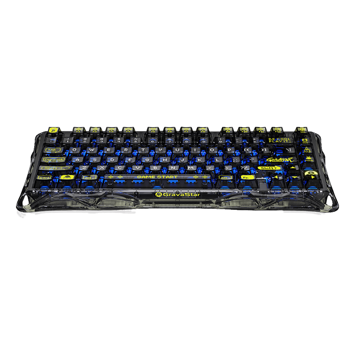 TECLADO MECANICO GRAVASTAR MERCURY K1 LITE Inalambico Ingles 0