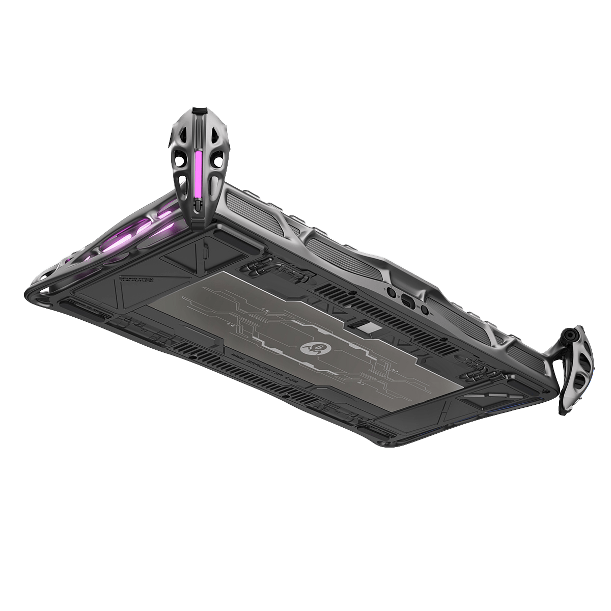TECLADO MECANICO GRAVASTAR MERCURY K1 PRO RGB DONGLE 2.4 BT US CYBERPUNK EDICIÓN ESPECIAL5
