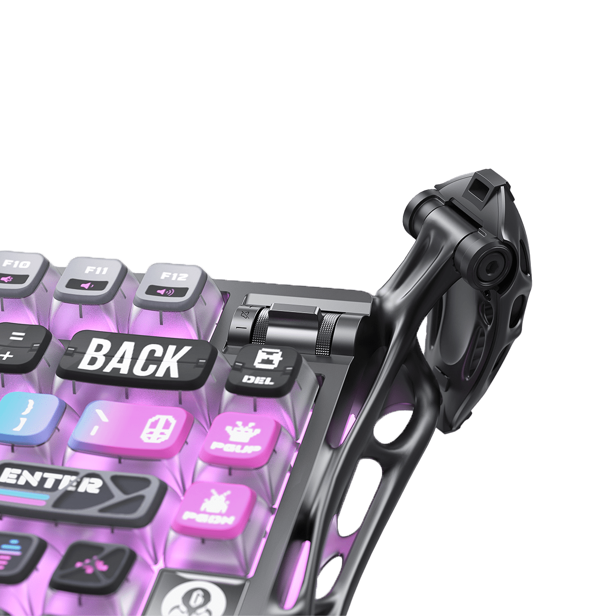 TECLADO MECANICO GRAVASTAR MERCURY K1 PRO RGB DONGLE 2.4 BT US CYBERPUNK EDICIÓN ESPECIAL8