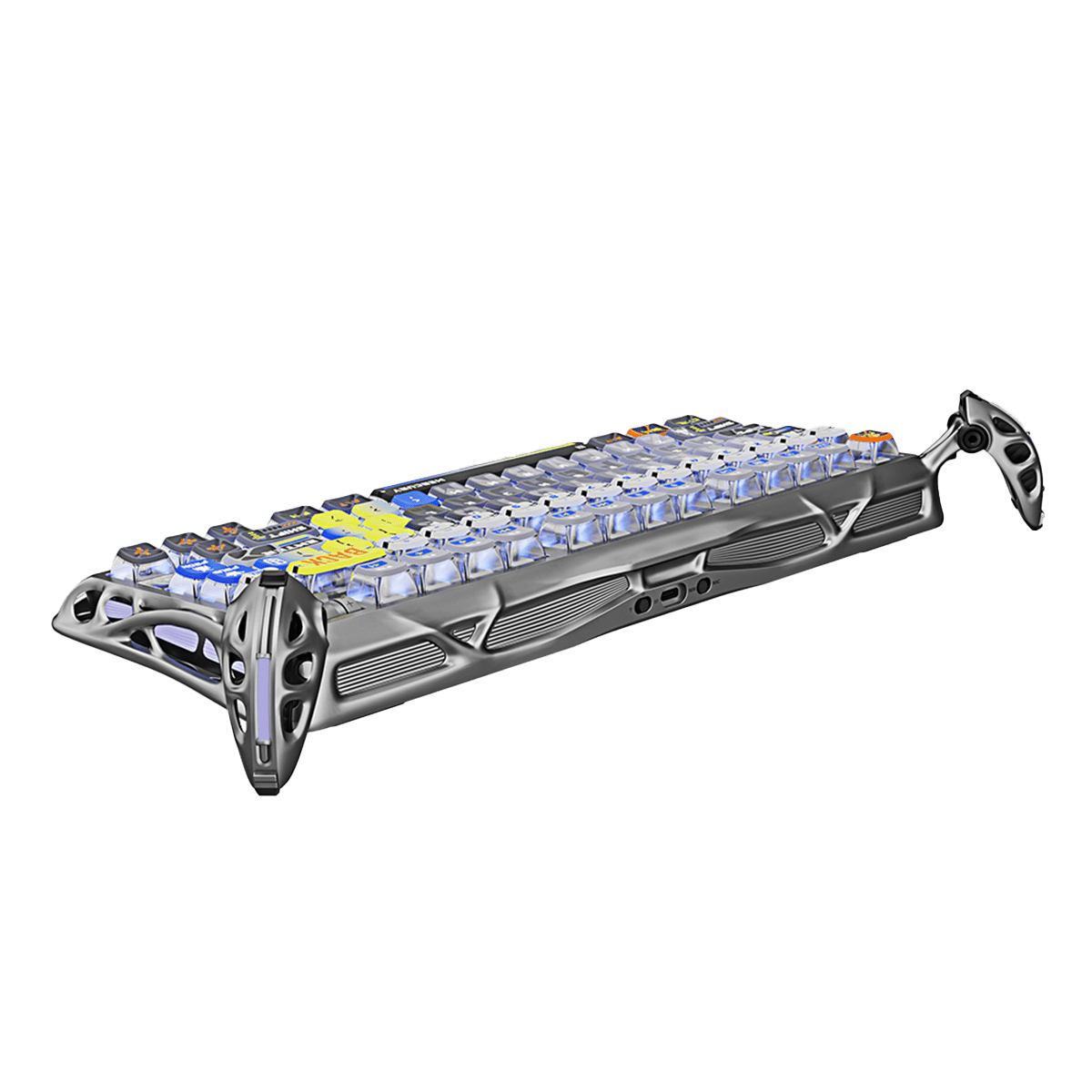 TECLADO MECANICO GRAVASTAR MERCURY K1 PRO Inalambico Ingles INTERSTELLAR SILVER6