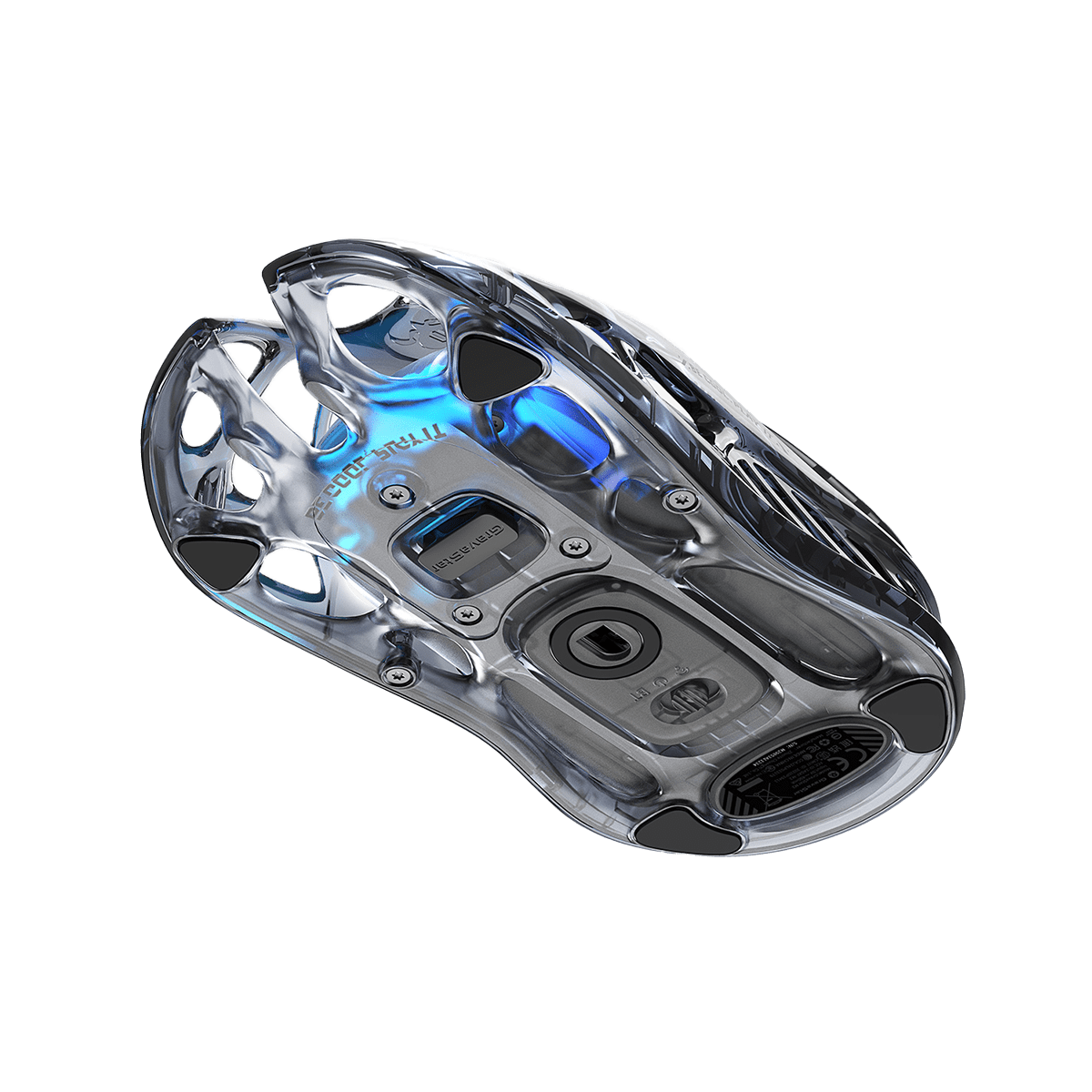 MOUSE GRAVASTAR MERCURY M2 Inalambrico TRANSPARENT BLACK5