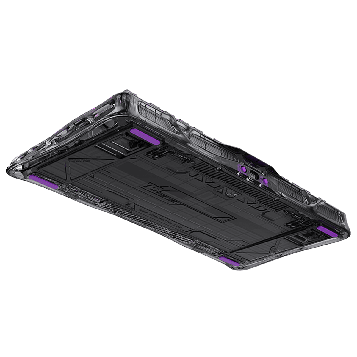 TECLADO MECANICO GRAVASTAR MERCURY - HE V75 ALAMBRICO (SW-HF MAGNETIC) - LITE TRANSPARENT BLACK4