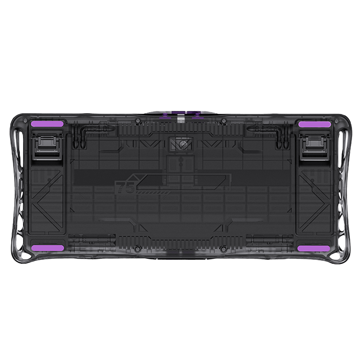 TECLADO MAGNETICO GRAVASTAR MERCURY V75 LITE HE ALAMBRICO (SW-HF MAGNETIC) - TRANSPARENT BLACK5