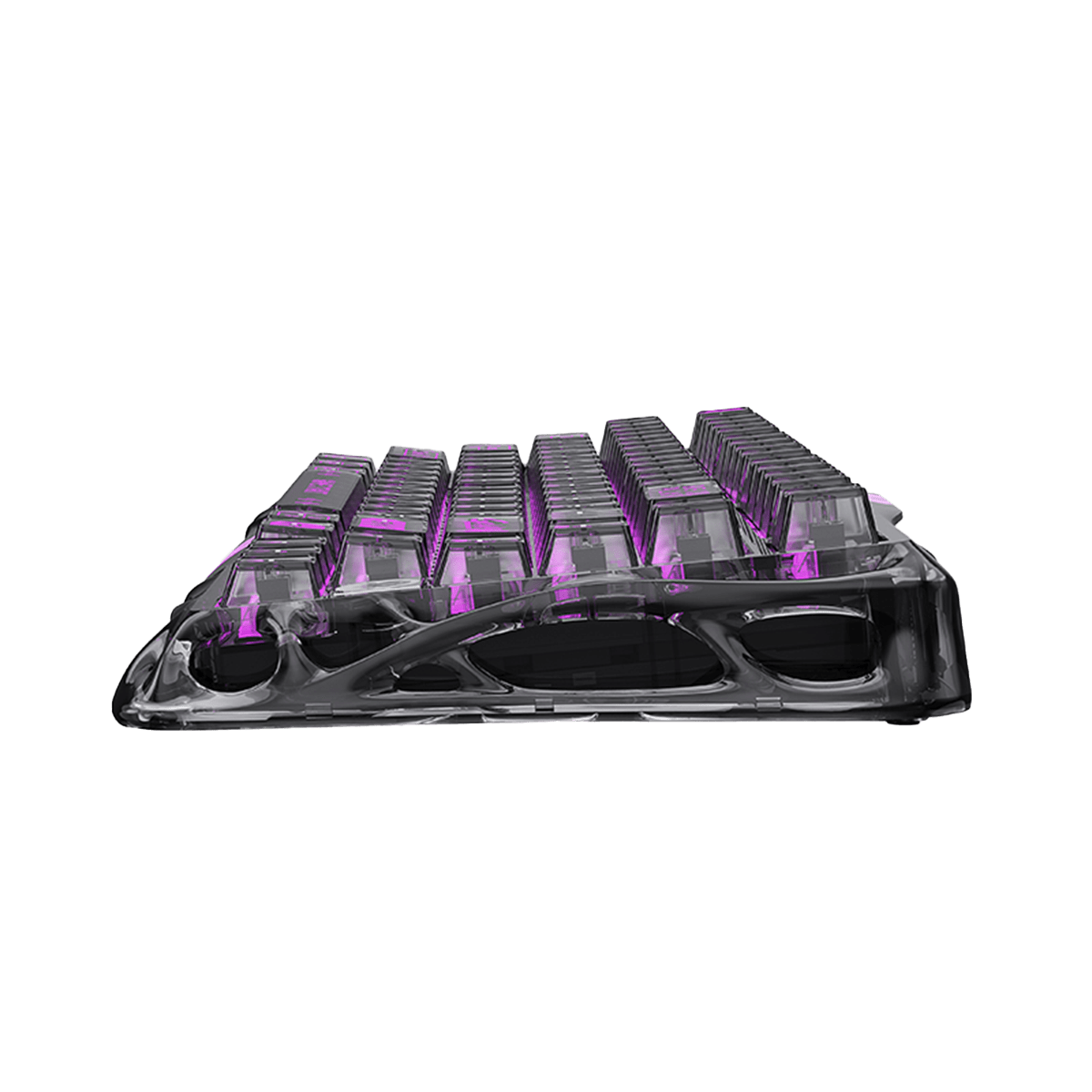 TECLADO MAGNETICO GRAVASTAR MERCURY V75 LITE HE ALAMBRICO (SW-HF MAGNETIC) - TRANSPARENT BLACK6