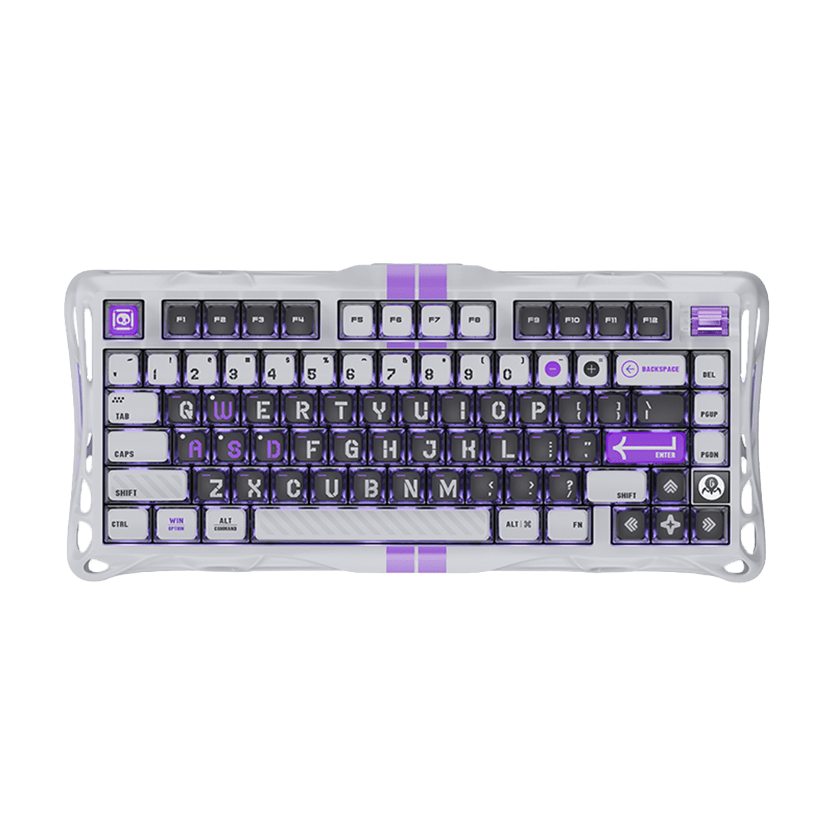 TECLADO MECANICO GRAVASTAR MERCURY V75 ALAMBRICO (SW-HF MAGNETIC) - MECHA GRAY 0