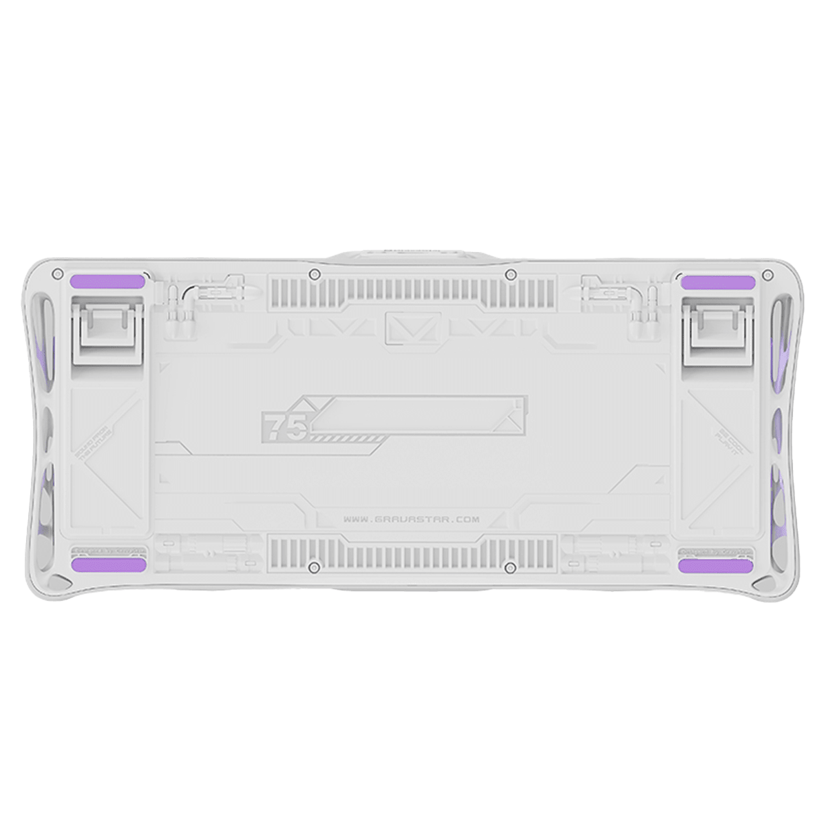 TECLADO MECANICO GRAVASTAR MERCURY V75 ALAMBRICO (SW-HF MAGNETIC) - MECHA GRAY5