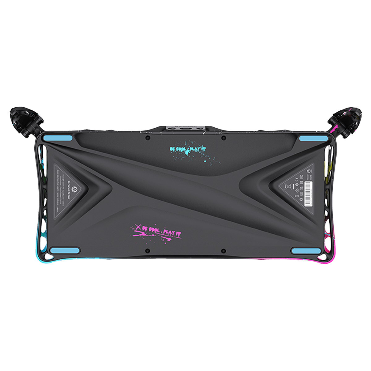 TECLADO MAGNETICO GRAVASTAR MERCURY V75 PRO HE (SW-HF MAGNETIC) Cableado Ingles NEON GRAFFITI5