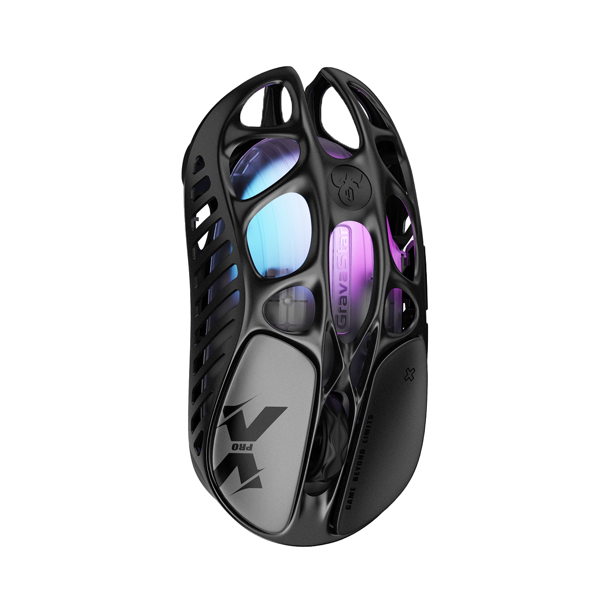 MOUSE GRAVASTAR MERCURY X PRO INALAMBRICO BT 8KHz 32KDPI GALAXY BLACK2