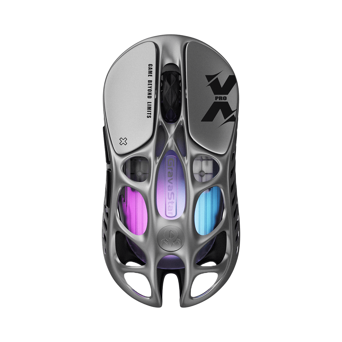 MOUSE GRAVASTAR MERCURY X PRO INALAMBRICO BT 8KHz 32KDPI INTERSTELLAR SILVER 0