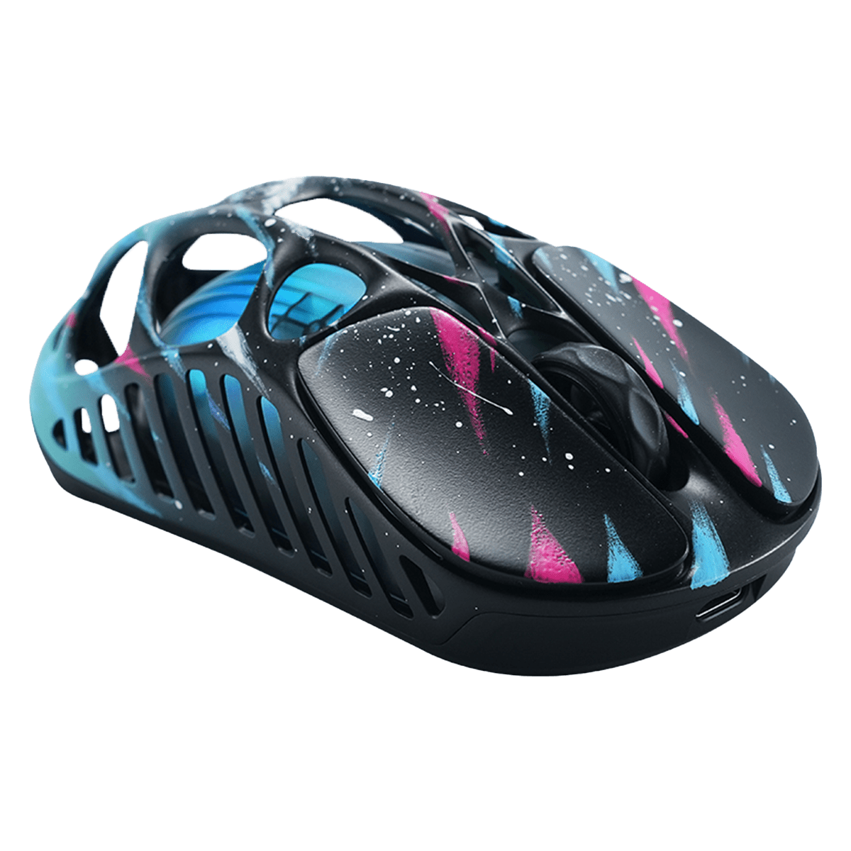 MOUSE GRAVASTAR MERCURY X PRO INALAMBRICO BT 8KHz 32KDPI NEON GRAFFITI EDICIÓN ESPECIAL6