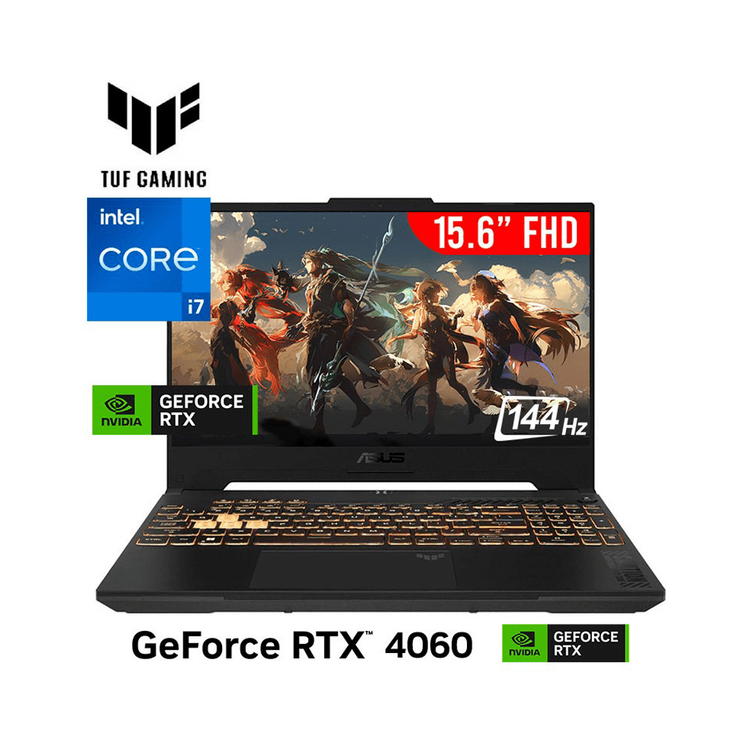 LAPTOP ASUS TUF F15 FX507VV-WS74 | I7-13620H | 16GB RAM | 1TB SSD | 15.6