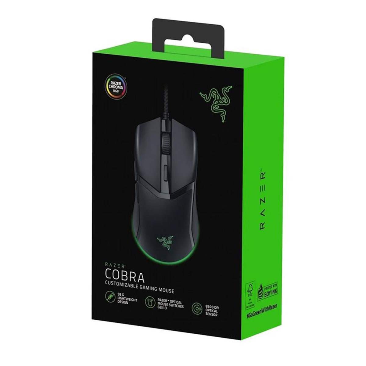 MOUSE RAZER COBRA CHROMA RGB 8500DPI NEGRO 2