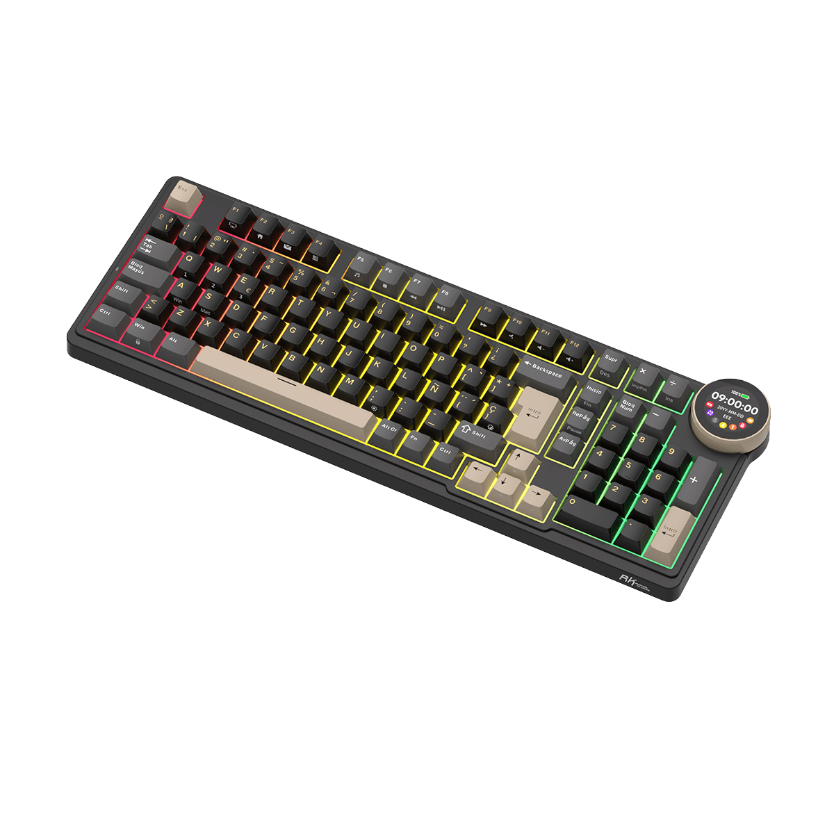 TECLADO MECANICO ROYAL KLUDGE RK-N99 INALAMBRICO 2.4 BT SP (SW-CREAMY) PHANTOM4