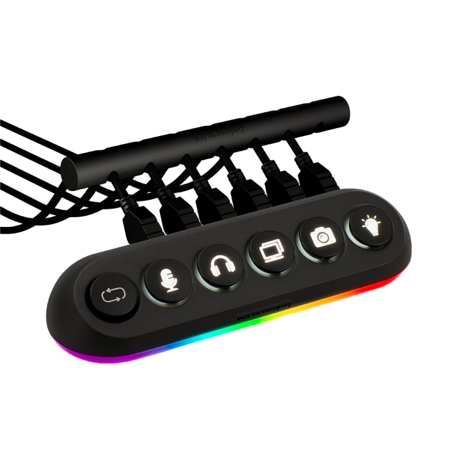 HUB STREAMPLIFY DECK5-RGB 5 PUERTOS USB1
